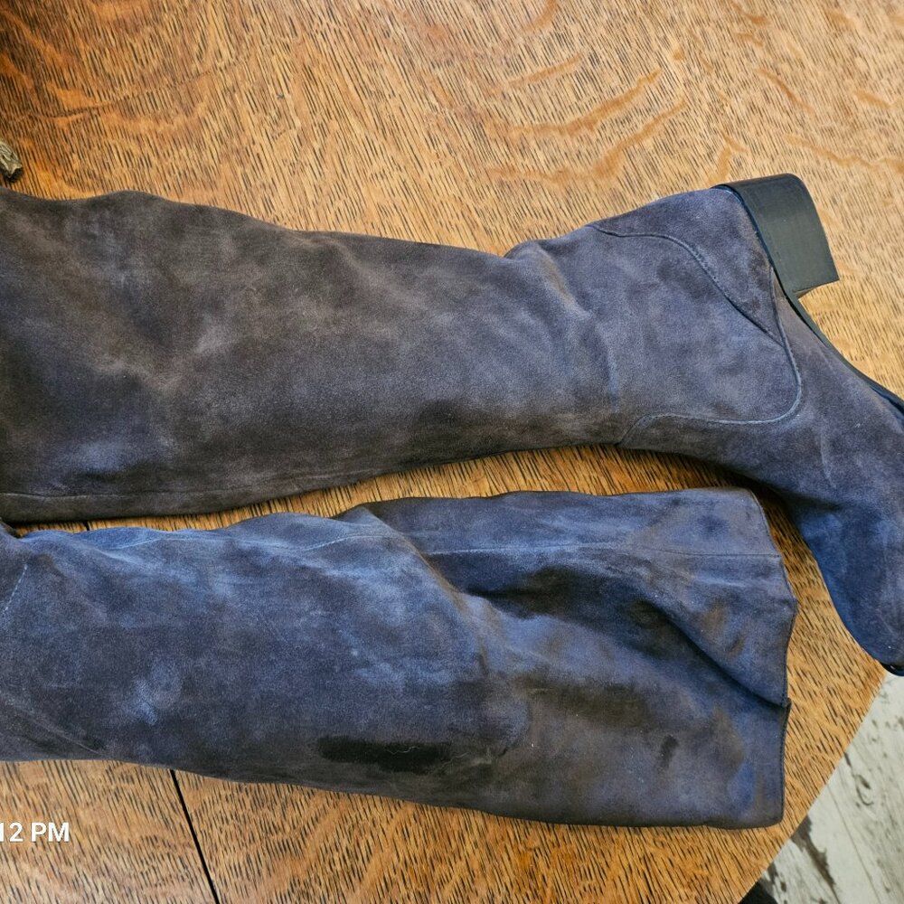 Womens tall pull on boots- leather